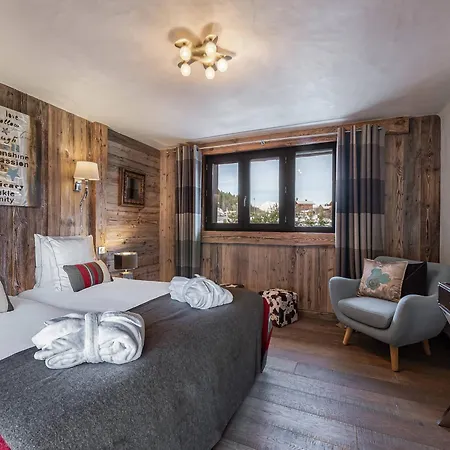 élégant à Le Praz Avec Spa, Cheminée Et Services Inclus - Fr-1-568-35 Chalé