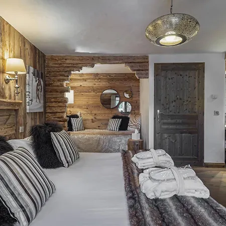élégant à Le Praz Avec Spa, Cheminée Et Services Inclus - Fr-1-568-35 * Courchevel